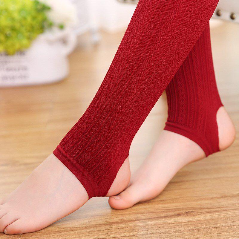Spring and Autumn Children's Knitted Pantyhose Girls Socks High-Bowl Socks Wear Baby Stepping on Bottle