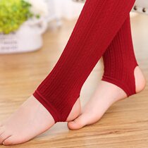 Spring and Autumn childrens knitted pantyhose Girls socks High elastic socks wear baby foot leggings cotton