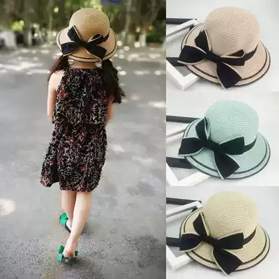 Girls Straw hat 4 years old Summer 3 Princess hat 5 Children's sun hat 6 Parent-child sun hat 8 Beach hat 7 Cool hat 9