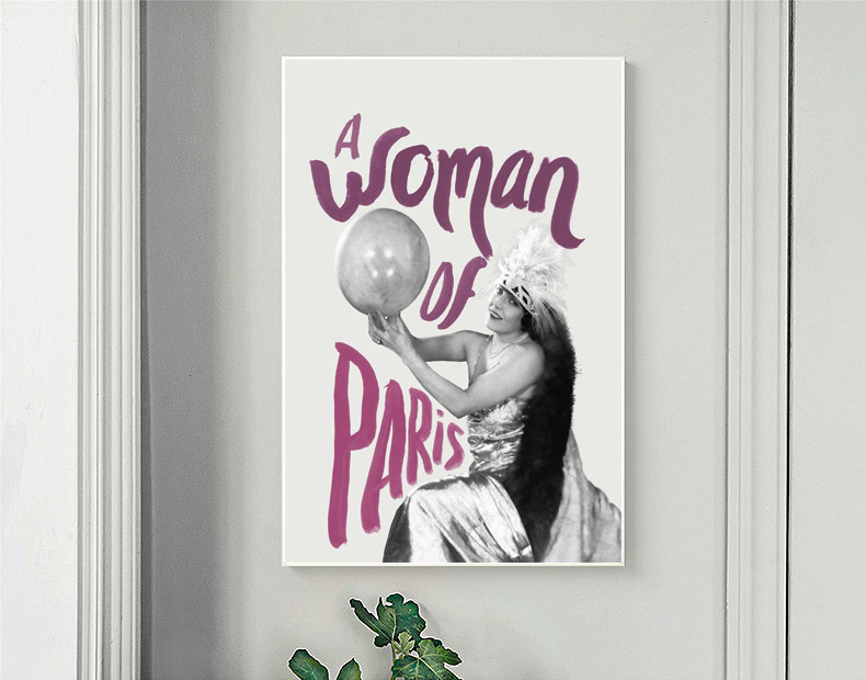 A Lady in Paris 1923 Charlie Chaplin poster