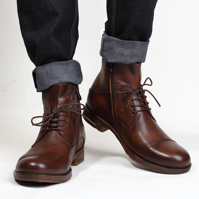 leather martin boots