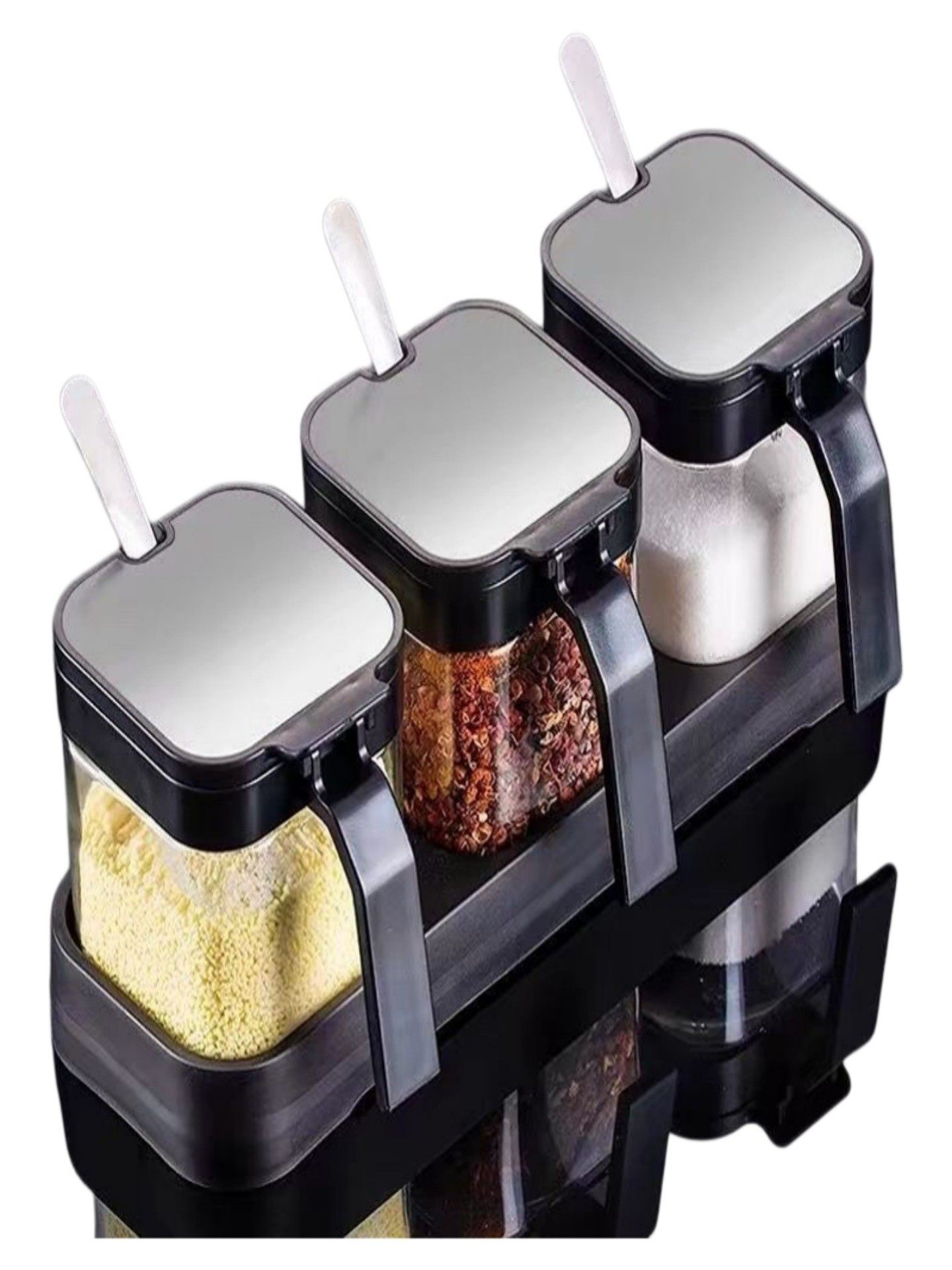 Seasoning Box Set for Home Use, Kitchen Storage Box, Jar, Seasoning Bottle, Msg Salt Jar, Seasoning Jar