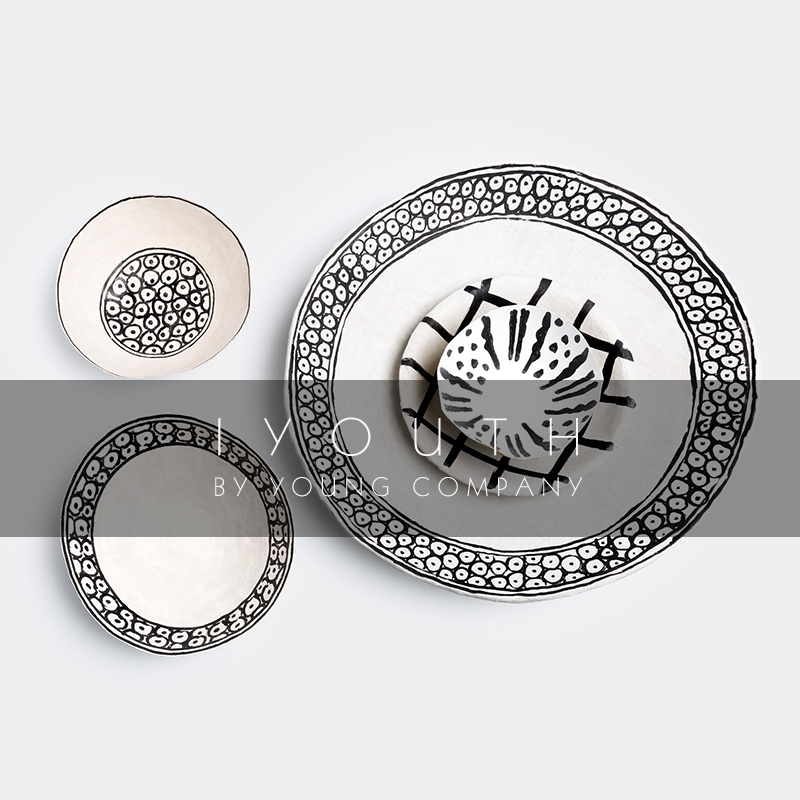 IYOUTH Belgium imports SERAX artist paper-shaped handdrawn fun environmentally friendly decorative dish dish