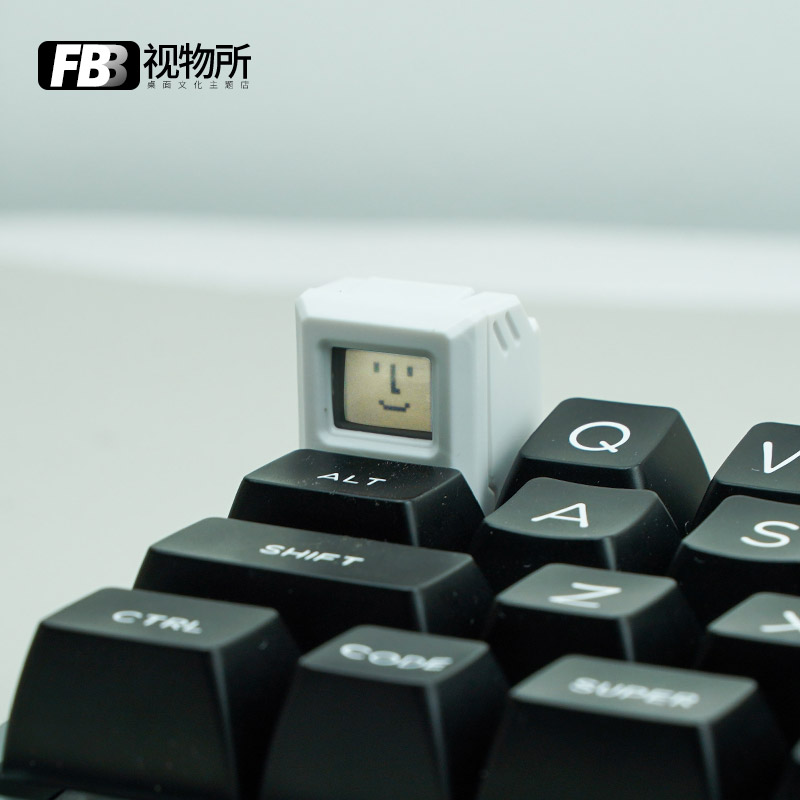 FBB View Magnetic Attraction Classic Apple Macintosh MAC Personality Light Transmission Mechanical Keyboard Keycap Single Creative Gift