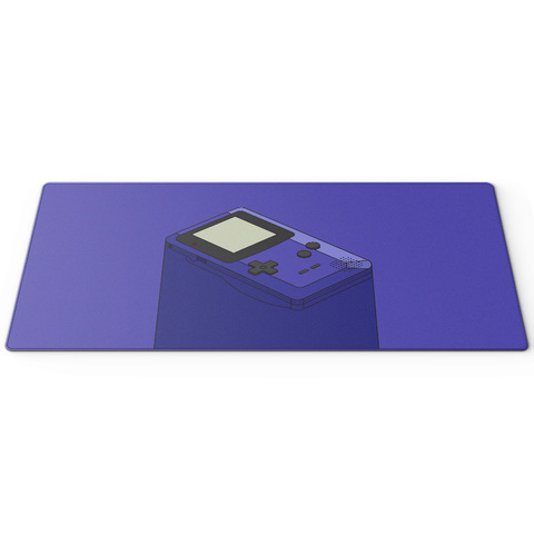 BRZ Motorsport Illustration Large E-sts Gaming Black Mousepad, Desk Mat (4mm, 900x400mm) Phone Case
