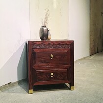 QAY home new new Chinese custom old Elm Zen furniture custom solid wood bedside table