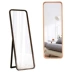Gương toàn thân gương Bắc Âu gỗ rắn đơn giản nhà sàn gương phòng ngủ treo âm thanh nổi gương dài phù hợp gương - Gương Gương