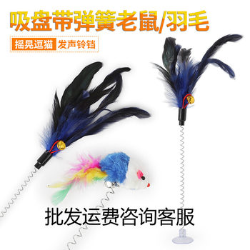 Cute diary pet smart toy cat spring tease