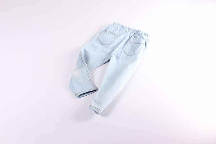 Pantalon fille xm03030n36 en toile - Ref 2062413 Image 12