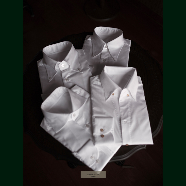 Artigianilife Anniversary Limited Edition Series Naples Godfather Italian Old Money Pure Cotton White Shirt