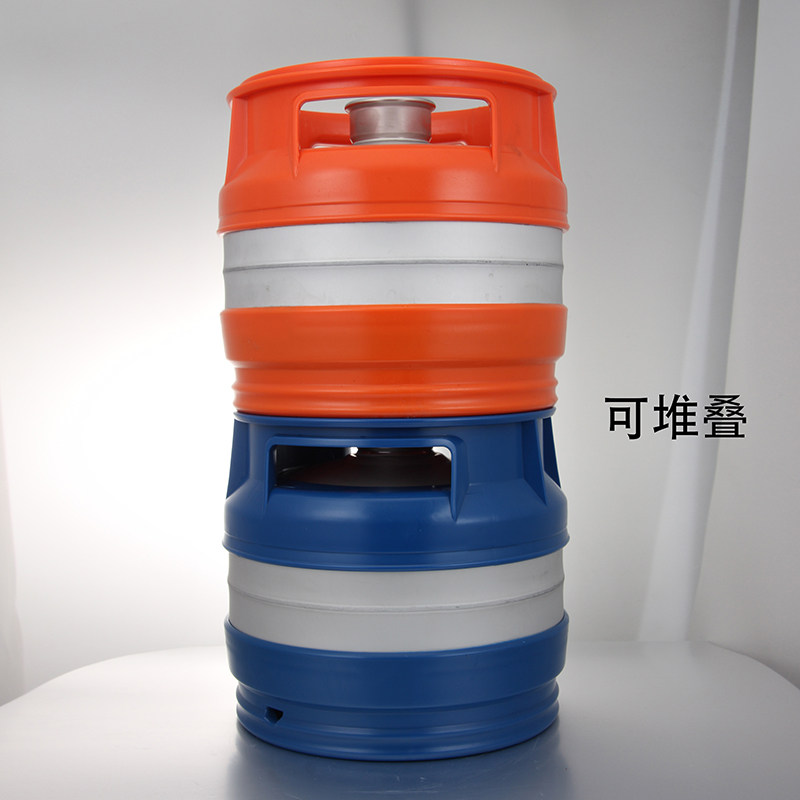 304 Stainless Steel Zale Barrel 5L Portable Distribution Turnover Wine Barrel Orange Blue Beer Barrel S Type Well Style Wine Spear-Taobao