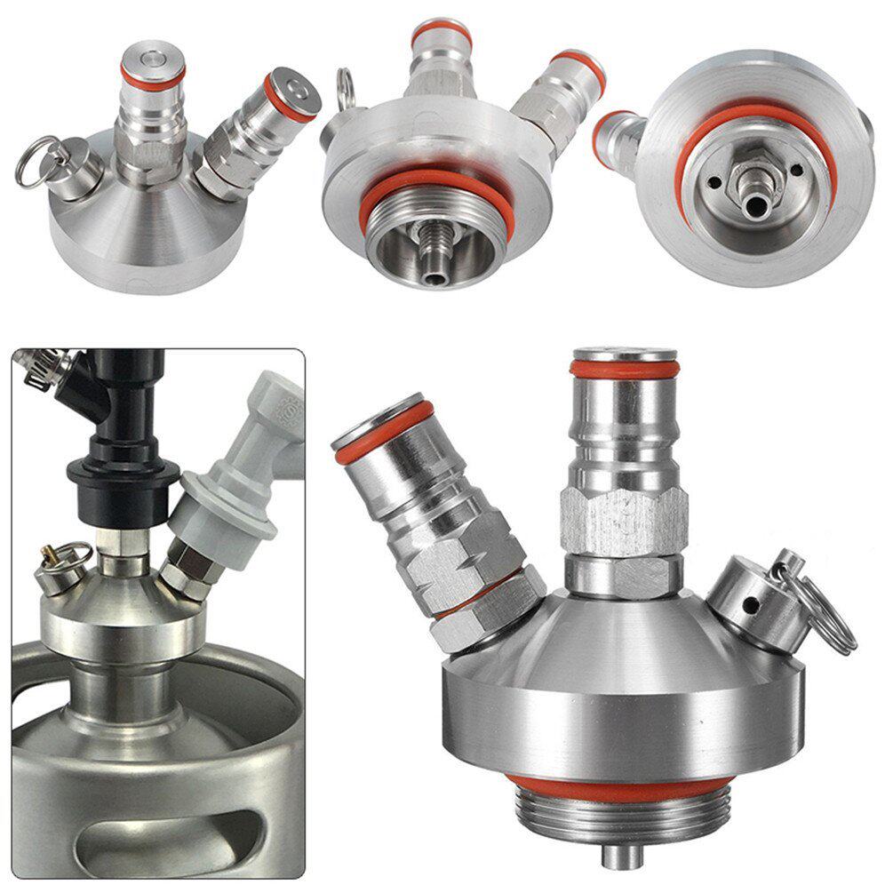 Stainless Steel Whiter Beer Keg Brewer Able To Pick Up Ball Lock Quick Joint Homemade Beer Brewing Tool