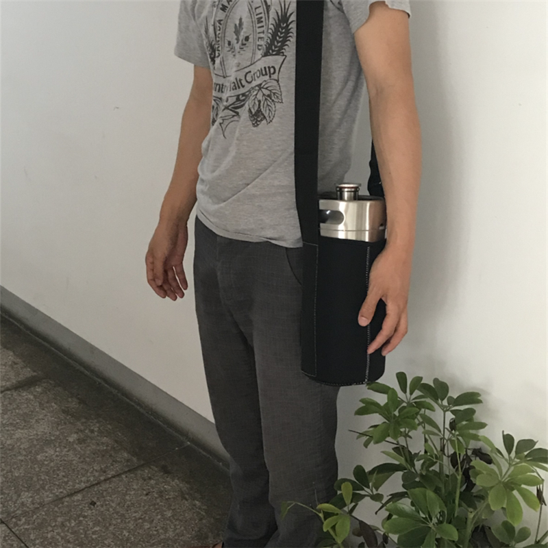 3 6L beer keg barrel cover protective sleeve bottle bag diving cloth insulated cup cover with adjustable length cuddling bag