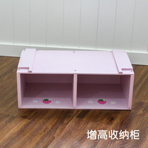 Wooden kitchen toy stove heightened cabinet boys and girls wooden house