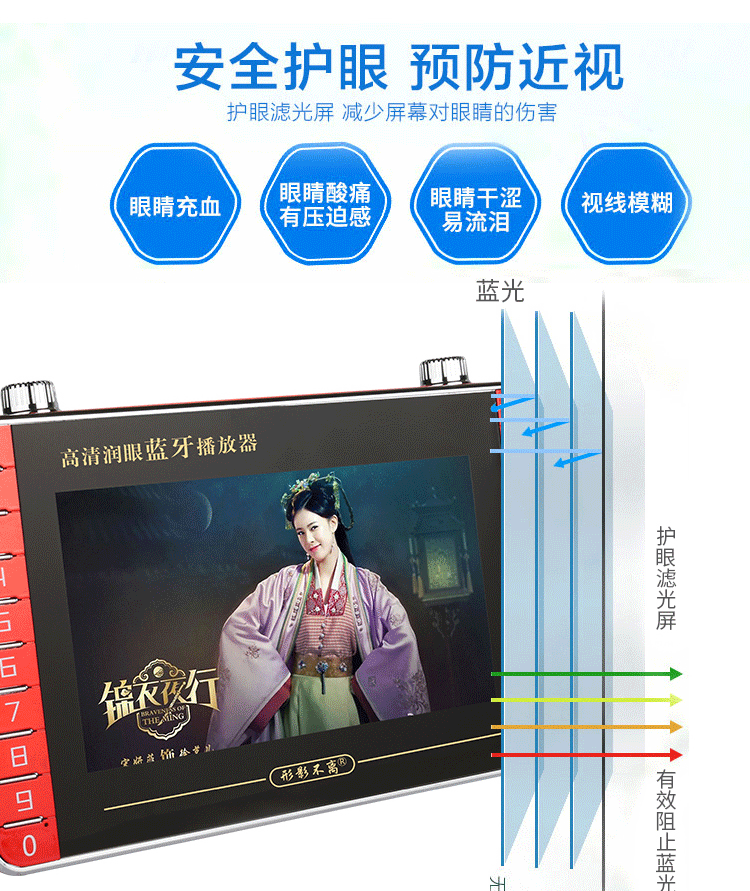 cục phát wifi mini Không thể tách rời với máy hát 918 Người già 15 inch đang xem rạp hát nhảy vuông Máy nghe nhạc Bluetooth nghe radio 7 - Trình phát TV thông minh màn chiếu treo tường