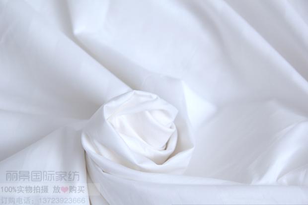Một gia đình bốn khách sạn năm sao giường tròn doanh nghiệp giường khách sạn khăn trải giường cotton trắng satin tấm một mảnh giường váy cotton - Trang bị Covers ga trải giường chun đẹp	