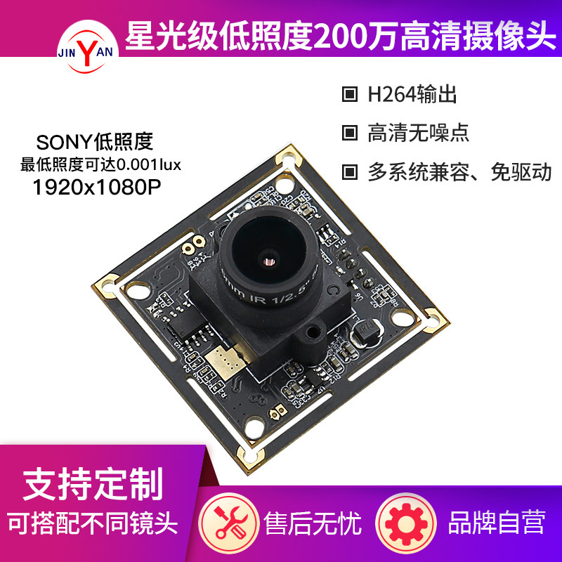 2 million IMX290 HD H 264 camera module SONY Starlight Stage low 0 0001LUX module