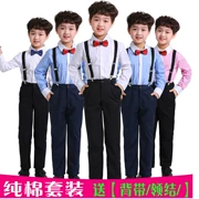 2018 Zhongda Children Dress Catwalk Host Boy Performance Trang phục hợp xướng Bib Boy Show Set