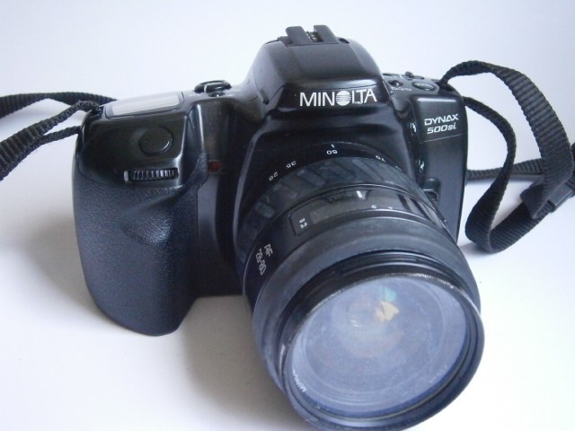 High - end Minera DYNAX 500SI Automatic Single Eye Film Camera with 28 - 80 Automatic Lens