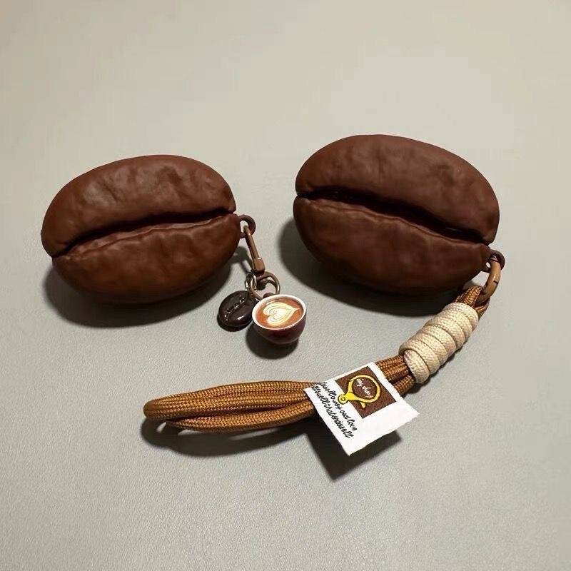 Creative Coffee Bean Design Suitable for Lenovo Lp22Pro Bluetooth Earphone Case Ea230F/X Protective Shell Ea269 Creative Coffee Bean Design Suitable for Lenovo Lp22Pro Bluetooth Earphone Case Ea230F/X Protective Shell Ea269
