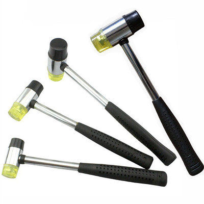Original loaded flying deer steel tube handle mounting hammer small rubber hammer without elastic hammer free of distortion objects rubber hammer 55-816
