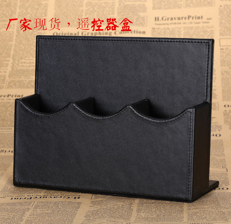 Cortical trig remote control box holder mobile phone containing box desktop remote control cover containing layer rack hotel room supplies