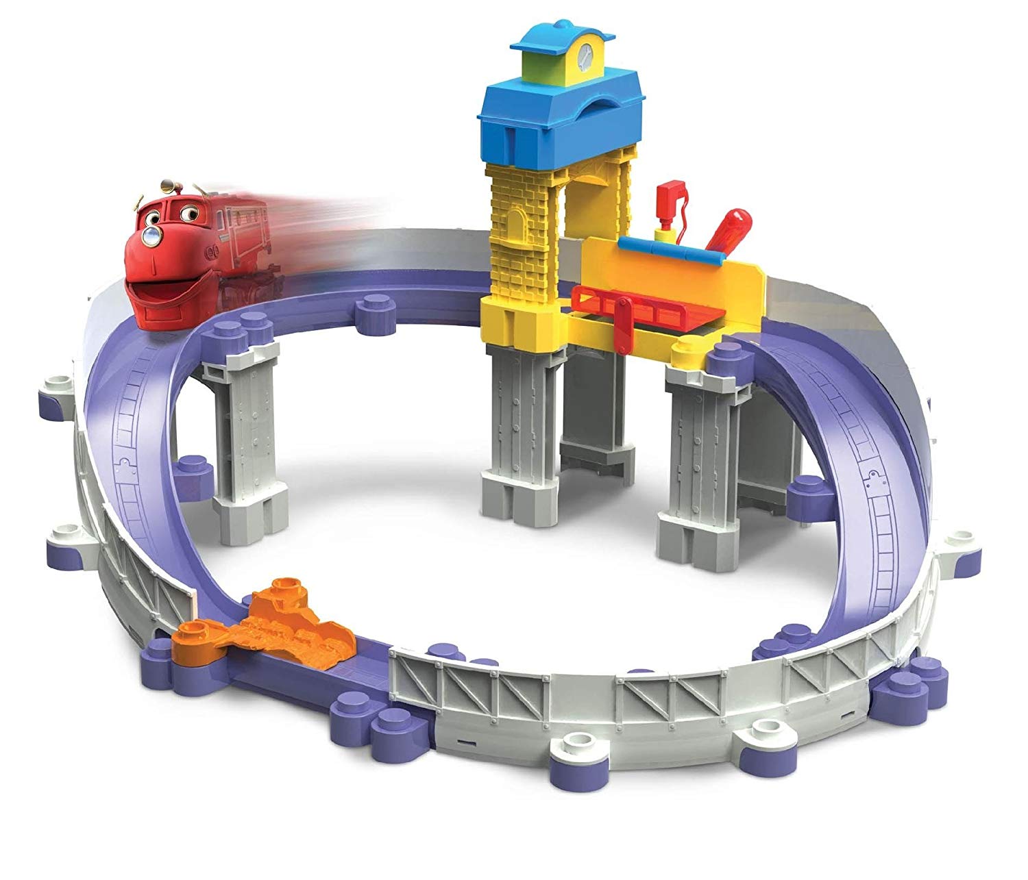 Clearance TOMY Pu Le Road Road Cha Cha Train Game Boy TOY Repair Car 2-in-1 Track set