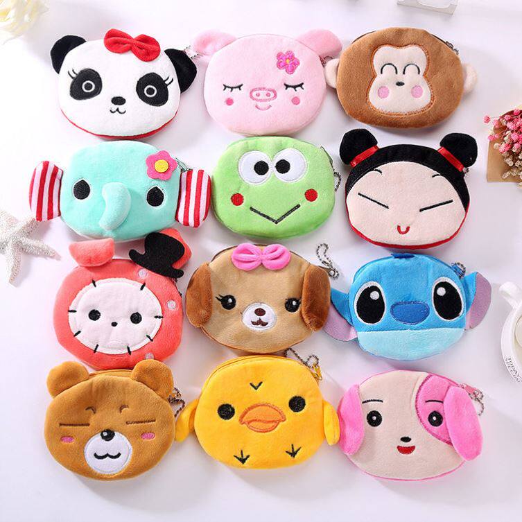 In the air expression of meat headphone pack Changji funny Korean cartoon peach food hanging bag