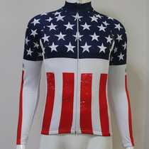 2018 Pentagonal Star Splicing Stripe New Winter Grip Suede Long Sleeve Outdoor Riding Suit Bike Suit