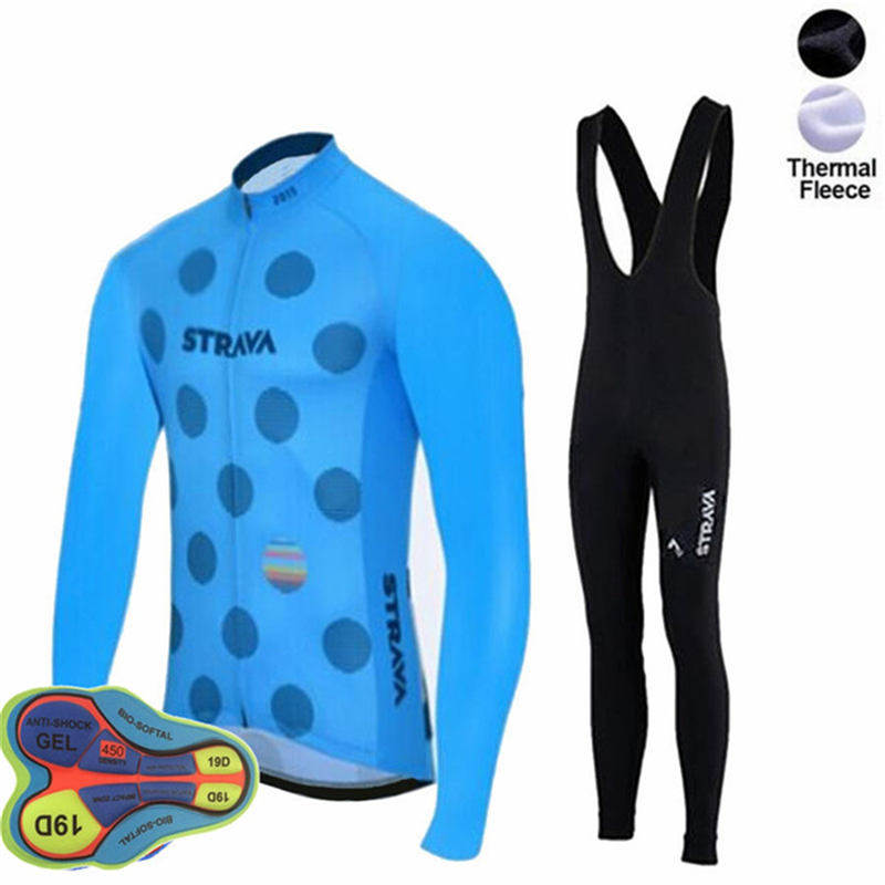 New men's winter warm long-sleeved cycling clothing mountain bike clothing cycling clothing