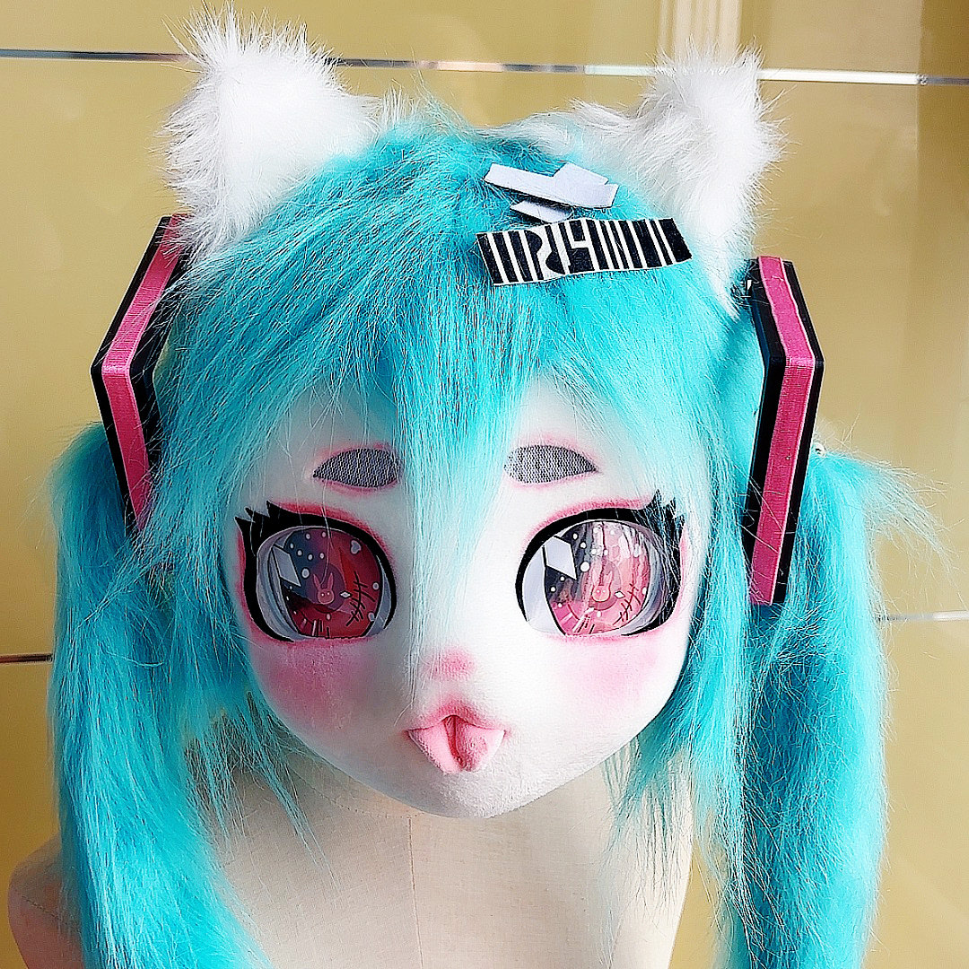 初音拟兽兽头kig兽头兽装fursuit配件人偶可穿戴头套cosplay道具是如何制作的?适合哪些人群?-furry福瑞兽装-淘宝好物网
