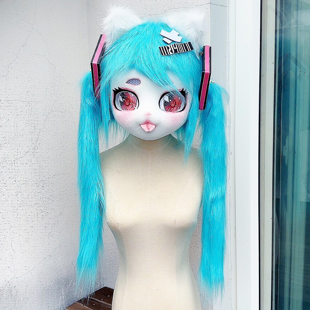 初音拟兽兽头kig兽头兽装fursuit配件人偶可穿戴头套cosplay道具是如何制作的?适合哪些人群?-furry福瑞兽装-淘宝好物网