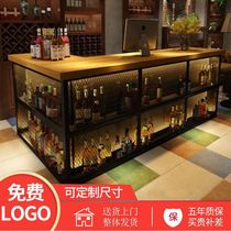 Iron Bat Tai Retro Bar Barber Shop Reception Desk Clothing Shop Industrial Wind Cashier Front Desk Small Corner