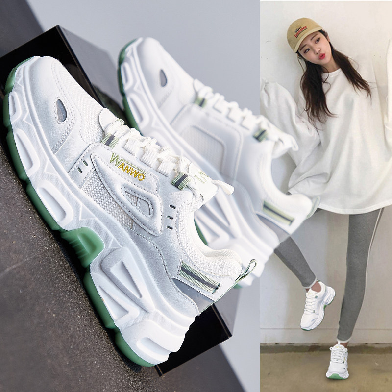 Pull back old shoes women's ins tide 2020 new autumn and winter students all-match running Korean casual sports shoes women