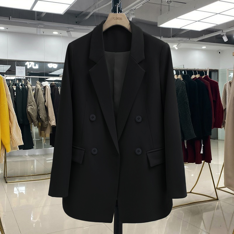 Black Blazer for Women, 2026 Spring and Autumn New Design, Versatile, High-End, Elegant, Slimming, Petite Suit