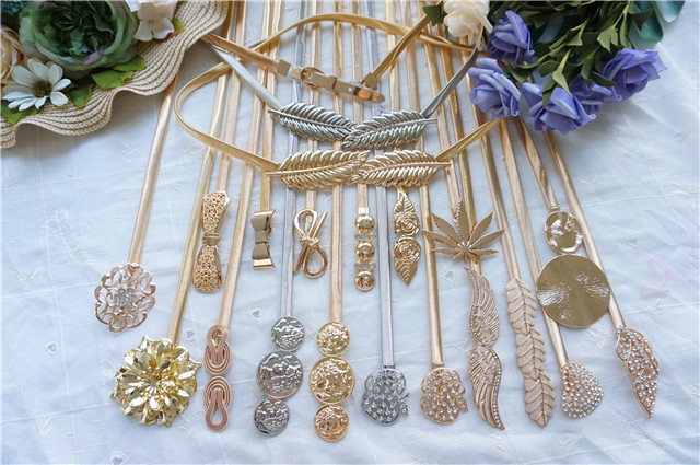 Vintage Metal Elastic Belt Summer Waist Chain