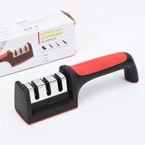 Three-slot knife sharpener household quick sharpening tool diamond sharpening rod knife sharpener