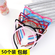 Cat ear headband female push gift cute Japanese sweet headband micro-business scan code small gift less than one yuan