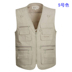 Đàn ông trung niên mùa xuân và mùa hè mỏng phần cộng với kích thước cộng với vest vest béo nhiều túi đa năng vest cá bố thời trang h&m Cực lớn