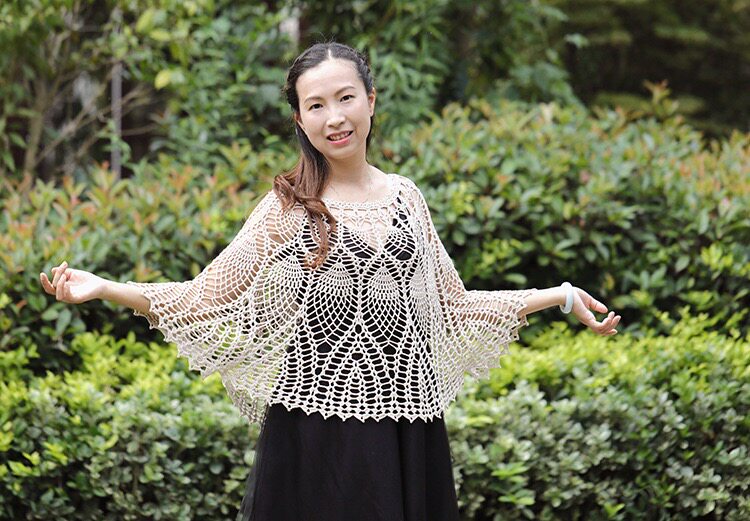 Какао Хук Хаус Сюэфей натуральный шелк лен Проволока льняная ткань Проволока лен кружево вязание крючком ткать ручной вязки изысканные меха Проволока 