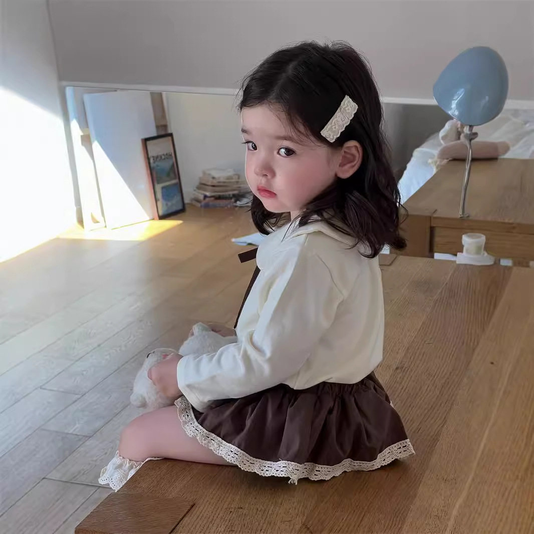 Baby Early Autumn Outfit, Fashionable and Stylish Outdoor Wear, Cool and Trendy Girl's Clothing, Internet Celebrity Baby Super Cute Two-Piece Spring Outfit — 6