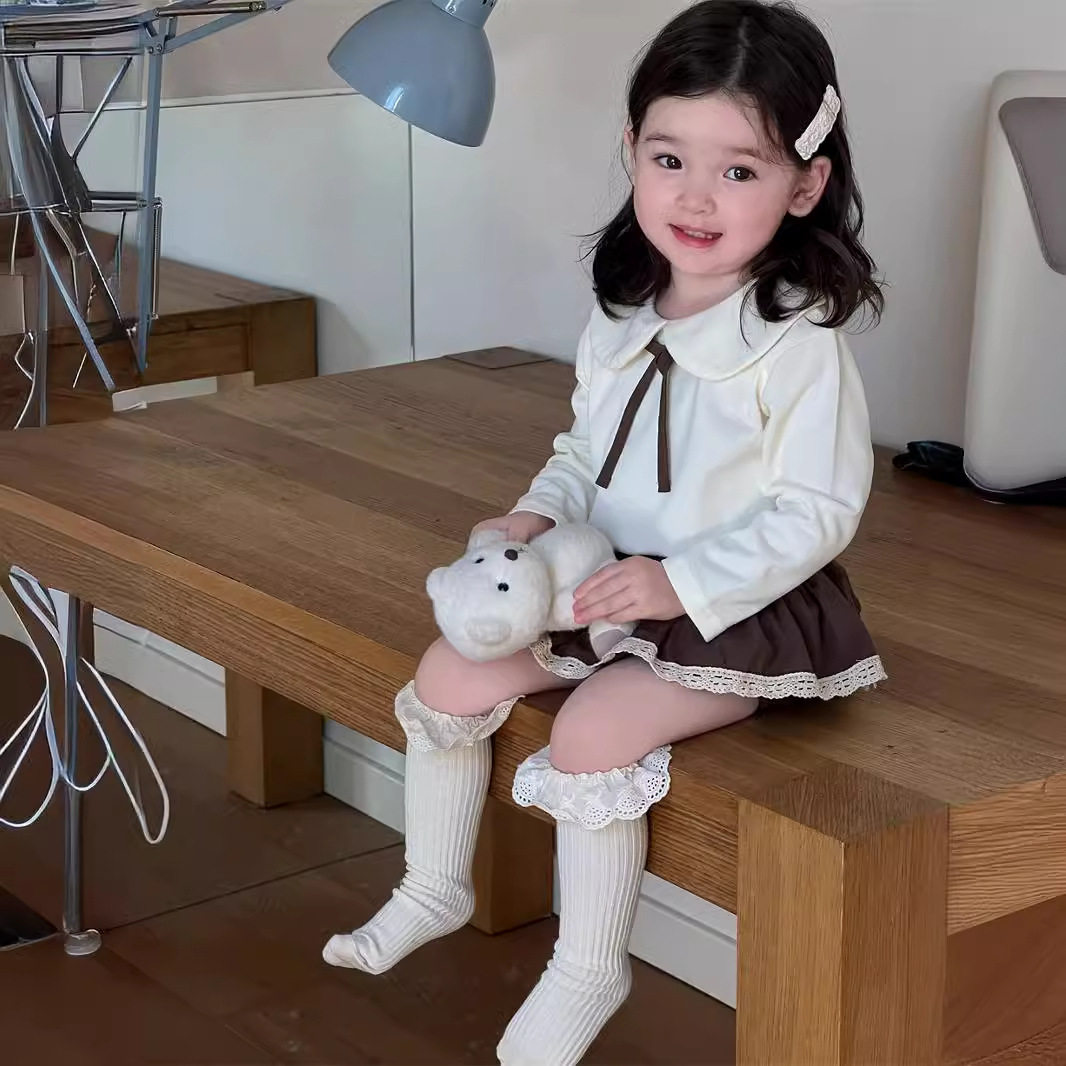 Baby Early Autumn Outfit, Fashionable and Stylish Outdoor Wear, Cool and Trendy Girl's Clothing, Internet Celebrity Baby Super Cute Two-Piece Spring Outfit — 4