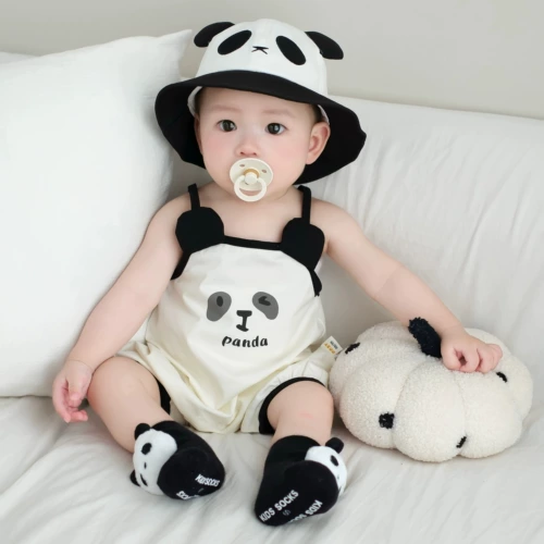 Детский летний мультяшный комбинезон, детское боди для выхода на улицу, лямки сзади