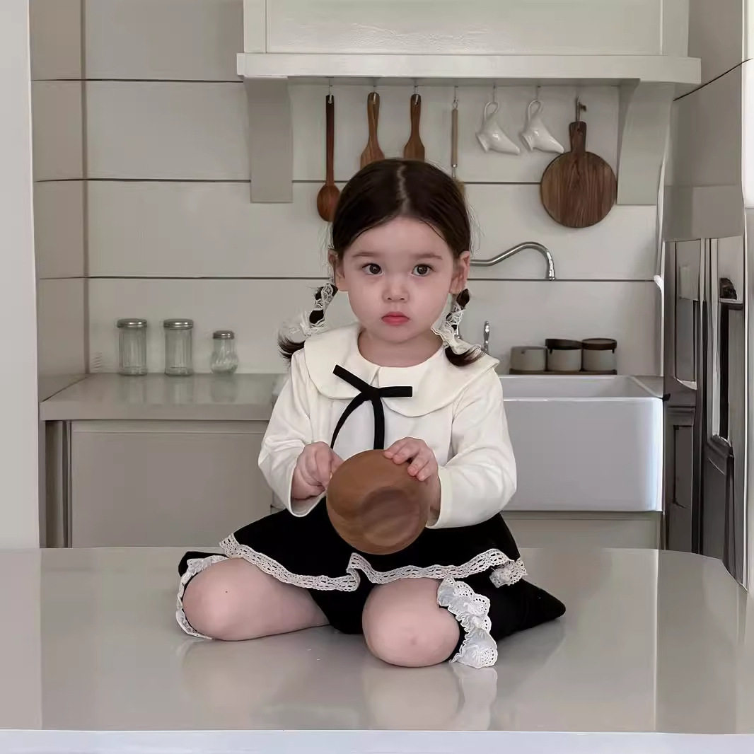 Baby Early Autumn Outfit, Fashionable and Stylish Outdoor Wear, Cool and Trendy Girl's Clothing, Internet Celebrity Baby Super Cute Two-Piece Spring Outfit — 7