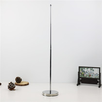 Standard single rod stainless steel desk telescopic flagpole 28 5-50CM red flag seat support to sample custom custom
