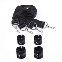 Bed strap adult sex toys sm female bed restraint handcuffs leg leg strap binding rope fixed K9