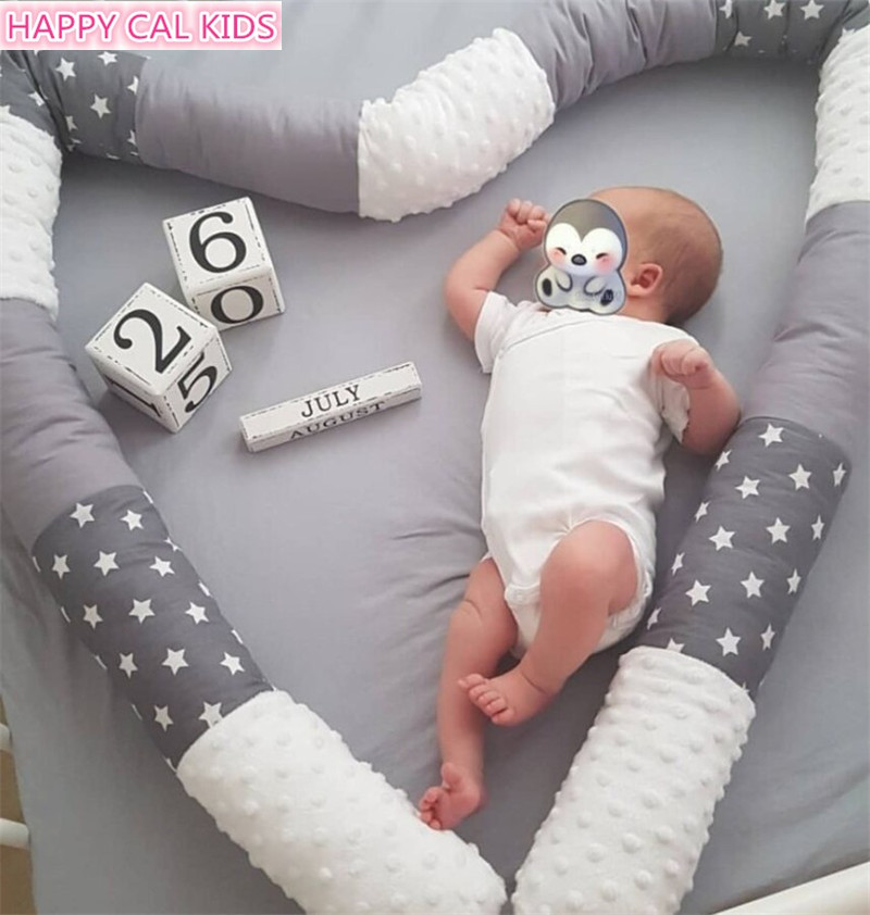 ins stars collage cylindrical crib beds walled pure cotton Seasons universal children anti-crib decorations