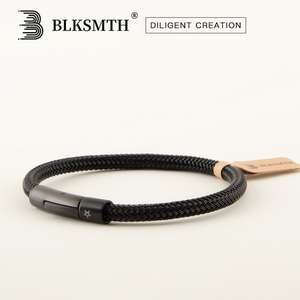 Neutral Original Design Woven Stainless Steel Bracelet for Men and Women, Fashionable, Versatile, Simple Quick-Release Buckle Bracelet