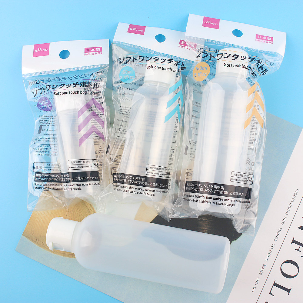 Japan's Daiso lotion lotion replacement bottle spray bottle alcohol disinfection cleaning spray bottle packaged travel portable