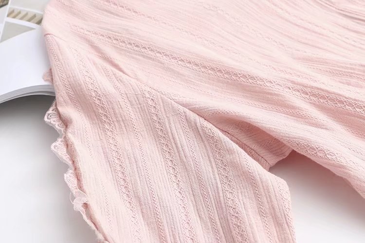 Cộng thêm phân bón XL 2018 xuân mới chất béo lãnh đạo MMV khâu áo sơ mi ren 200 cân rắn màu áo nữ kiểu áo sơ mi nữ đẹp